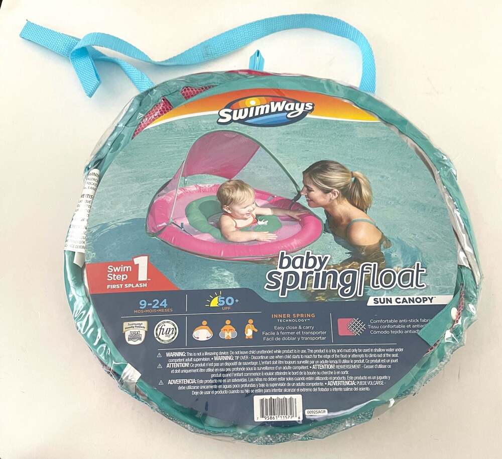 SwimWays Baby Spring Float Sun Canopy 9-24 Months First Splash